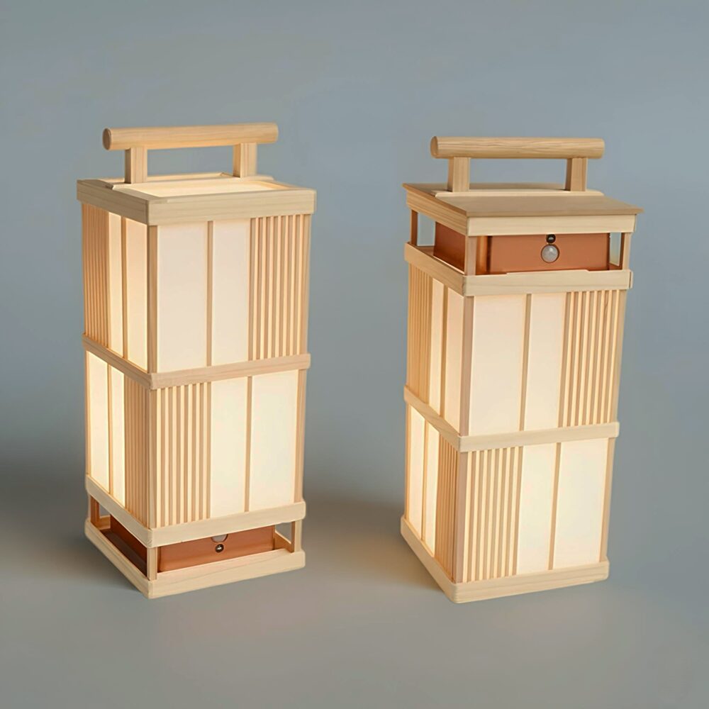 下町の灯火【京の格子戸】人感センサー