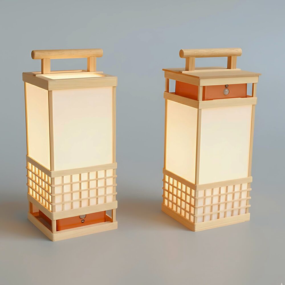 下町の灯火【狐窓】人感センサー