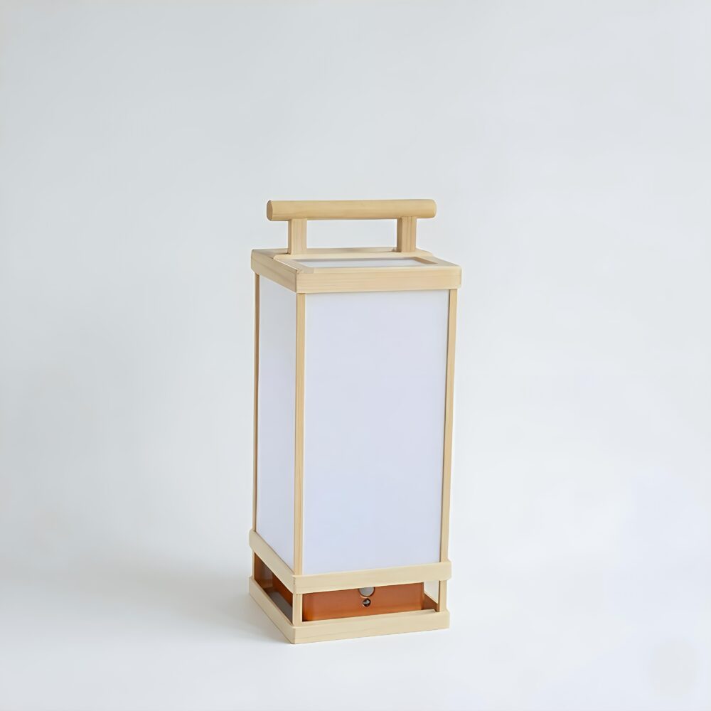 高さ25cm 人感センサー 灯り箱「進」消灯