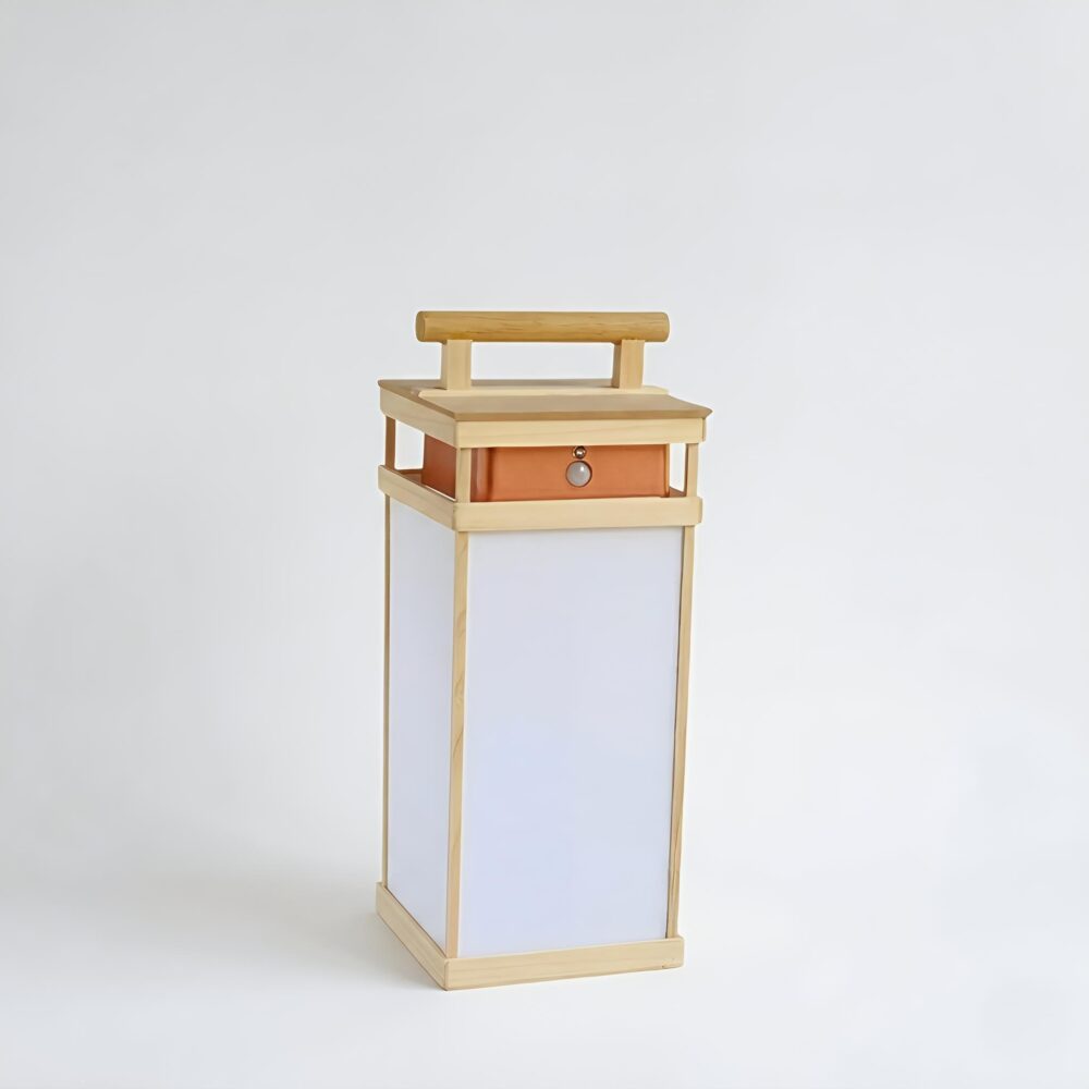 高さ25cm 人感センサー 灯り箱「点」消灯
