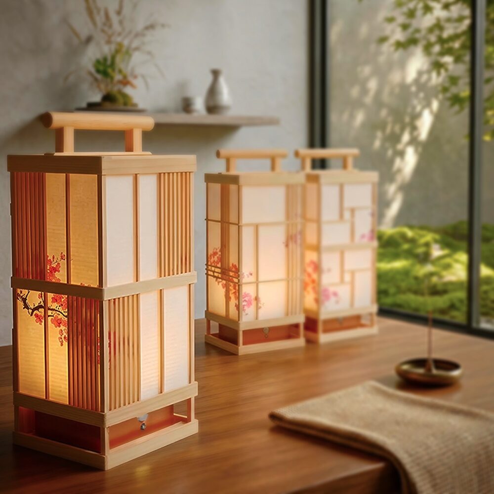 下町の春灯「ソメイヨシノ」人感センサー