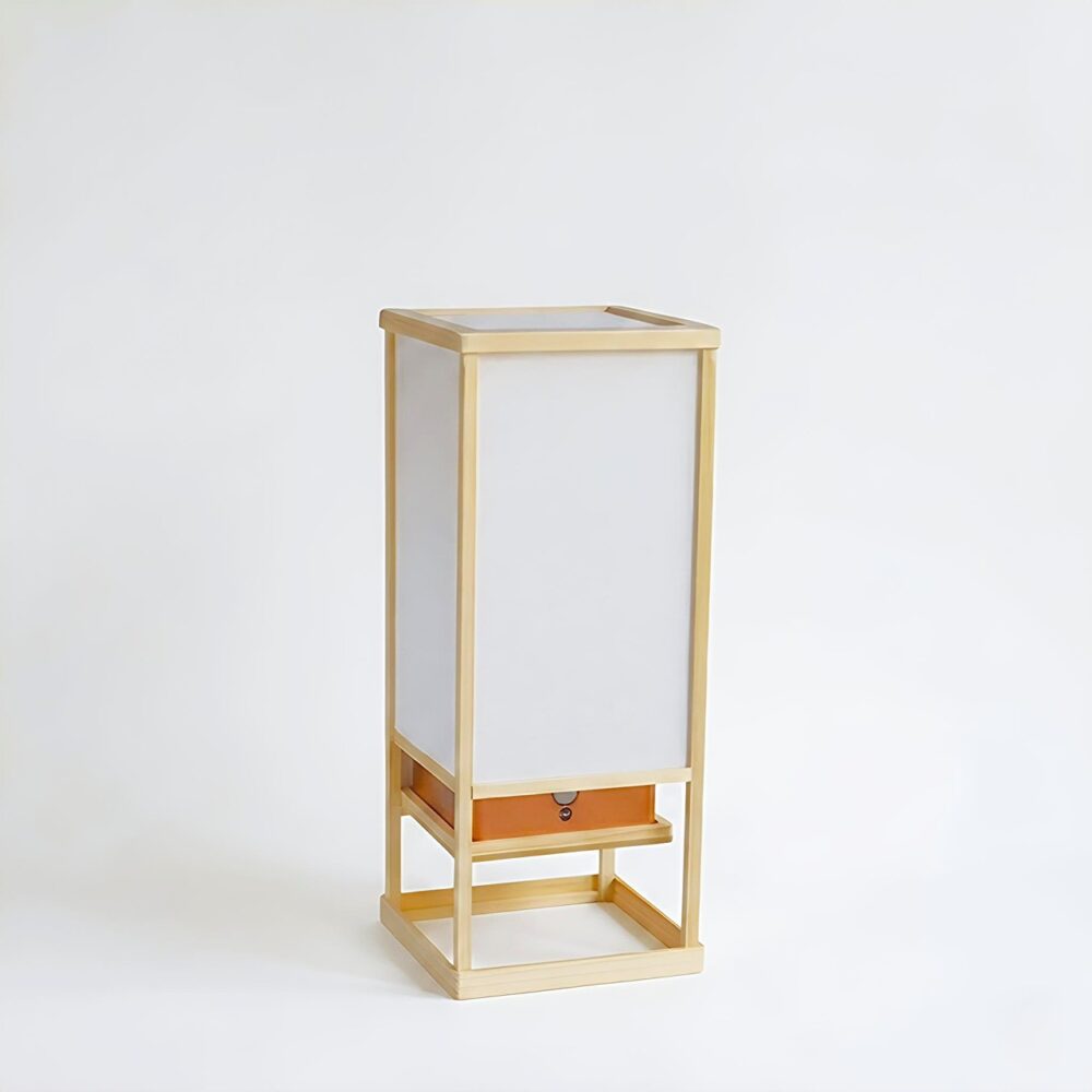 灯り箱「浮」人感明暗センサーライト | 25cm置き行灯〜江戸の照明器具 ランプ/ランタン (複製)